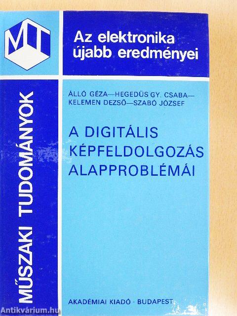 A digitális képfeldolgozás alapproblémái