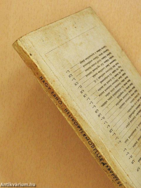 Helikoptermodellek tervezése és építése