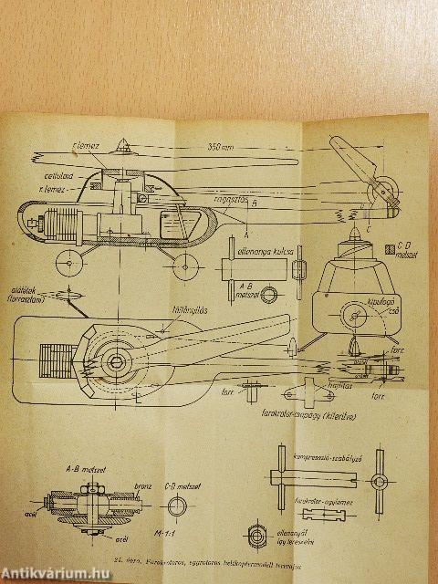 Helikoptermodellek tervezése és építése