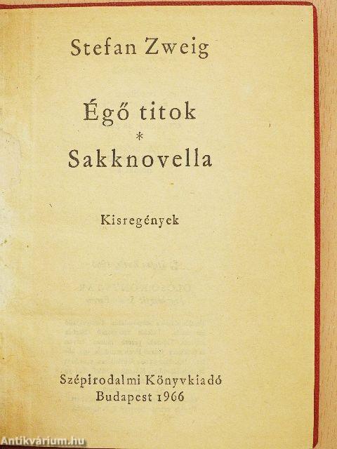 Égő titok/Sakknovella