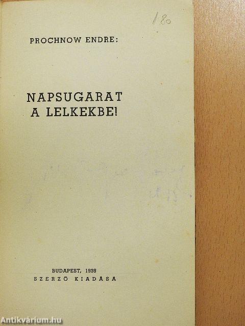 Napsugarat a lelkekbe!