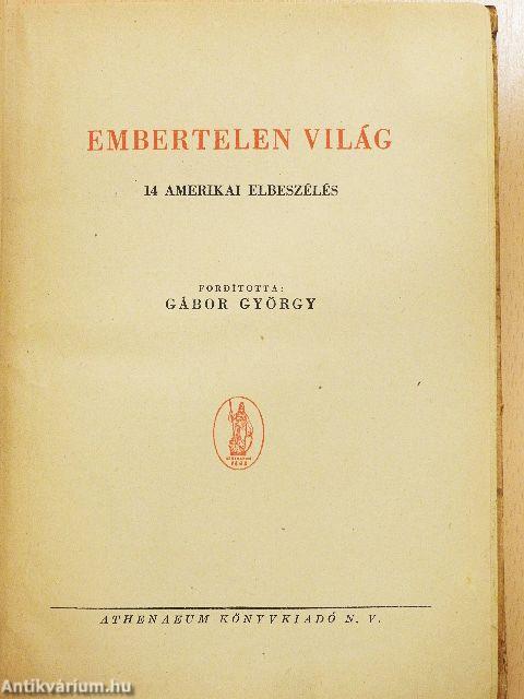 Embertelen világ