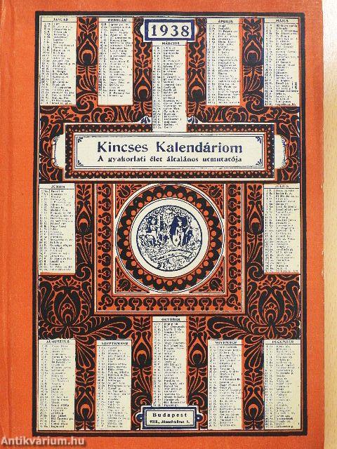 Kincses Kalendáriom 1938.