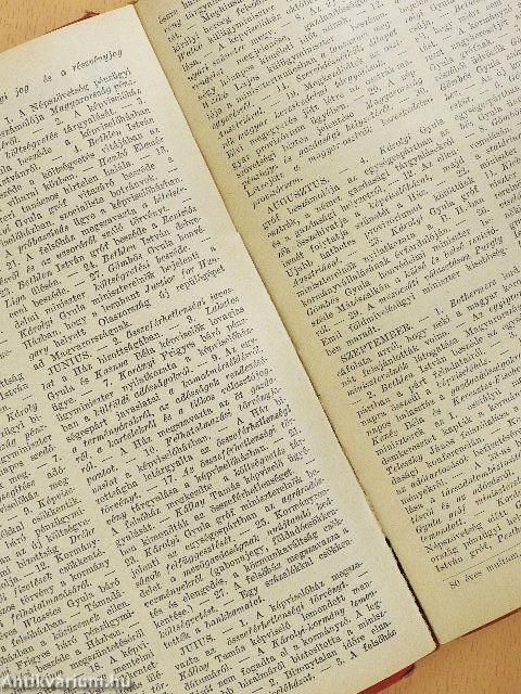 Kincses Kalendáriom 1933