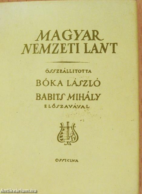 Magyar nemzeti lant (minikönyv)