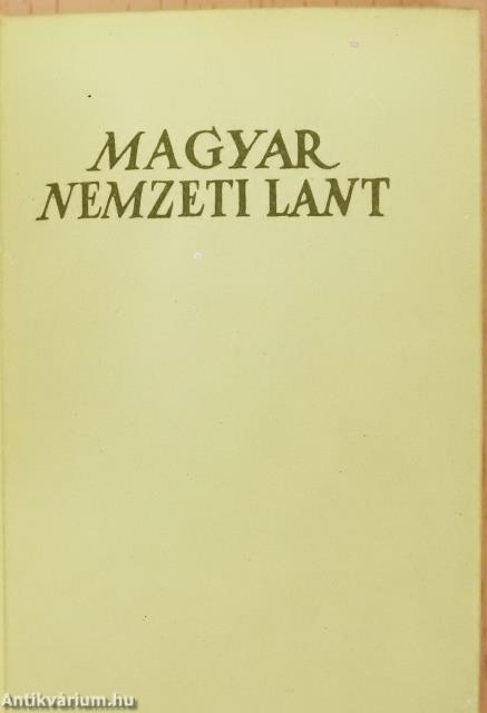 Magyar nemzeti lant (minikönyv)