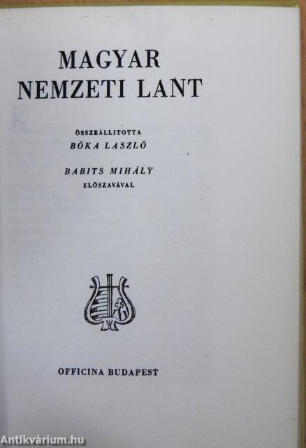 Magyar nemzeti lant (minikönyv)