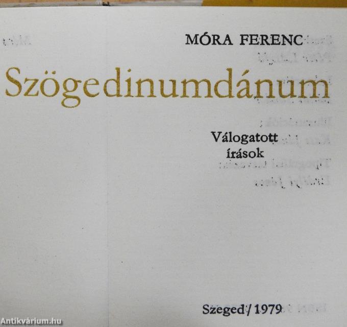 Szögedinumdánum (minikönyv)