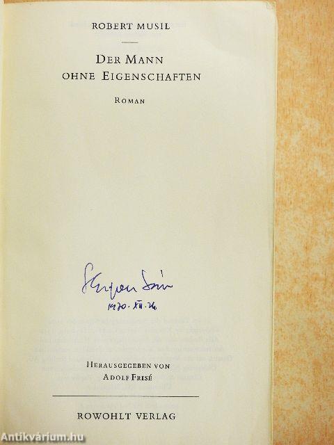 Der Mann Ohne Eigenschaften