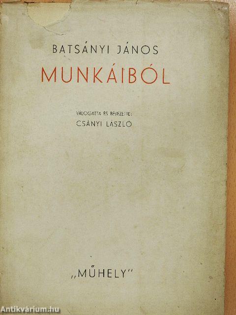 Batsányi János munkáiból