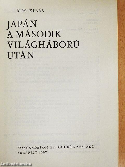 Japán a második világháború után