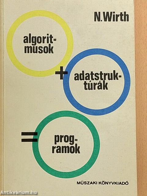 Algoritmusok + Adatstruktúrák = Programok