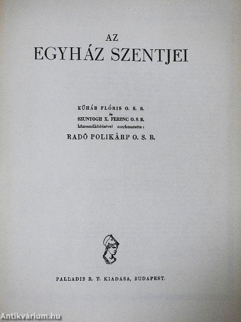Az egyház szentjei