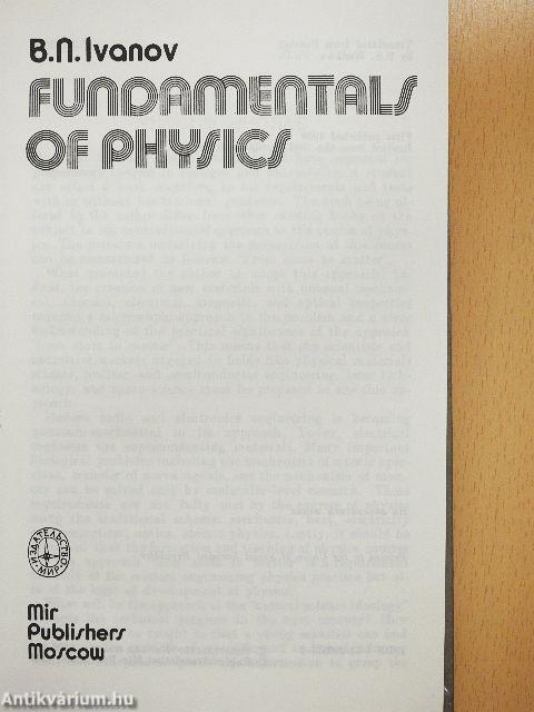 Fundamentals of Physics