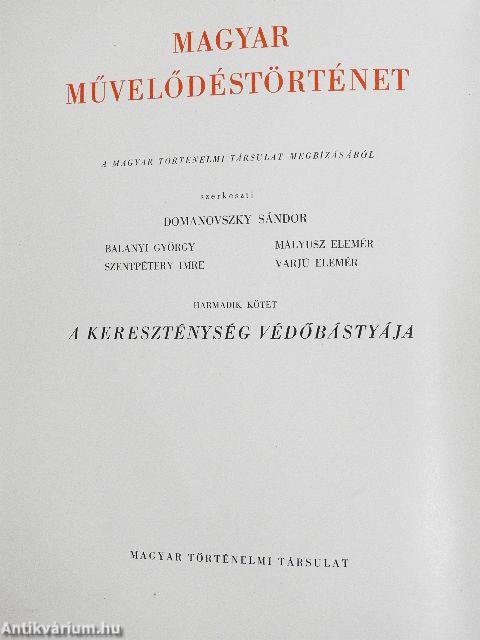 Magyar művelődéstörténet 3.