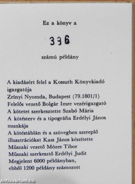 Hét krajcár (minikönyv) (számozott)