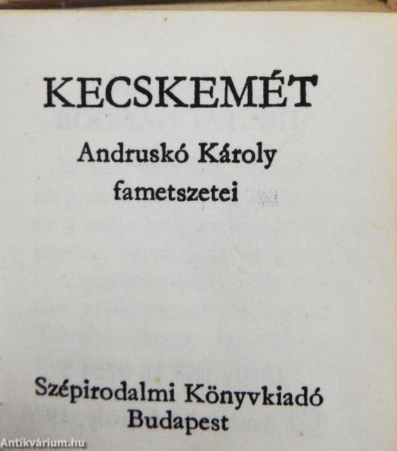 Kecskemét (minikönyv)