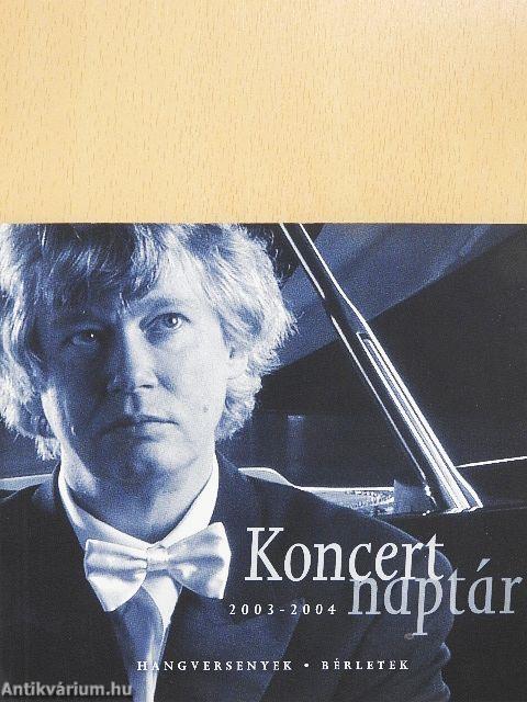 Koncertnaptár 2003-2004