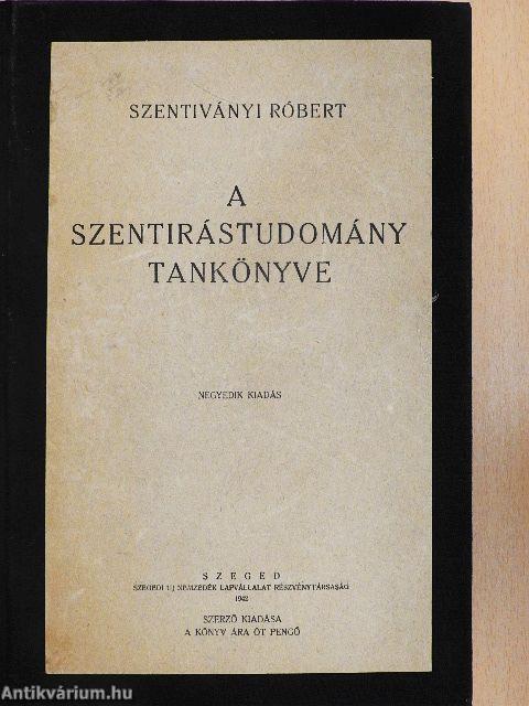 A szentirástudomány tankönyve