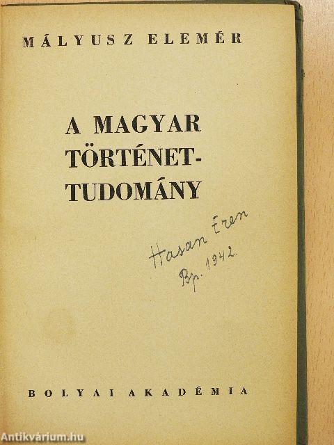 A magyar történettudomány