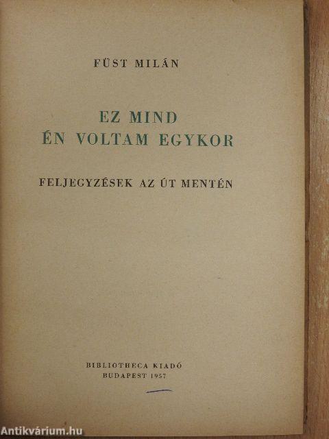 Ez mind én voltam egykor