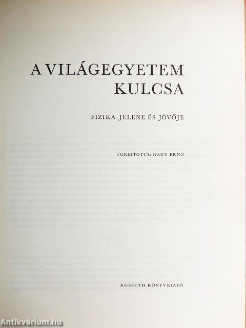 A világegyetem kulcsa