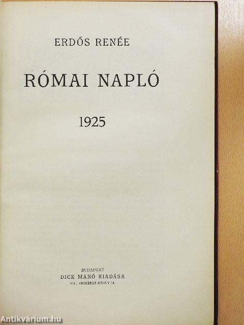 Római napló 1925