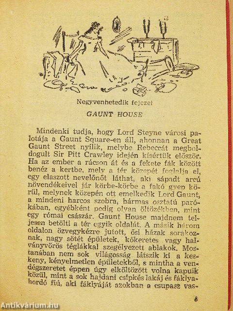 Hiúság vására I-III.