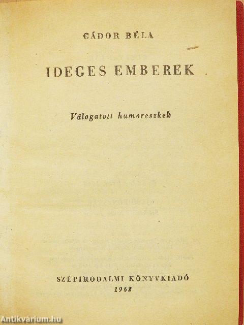 Ideges emberek
