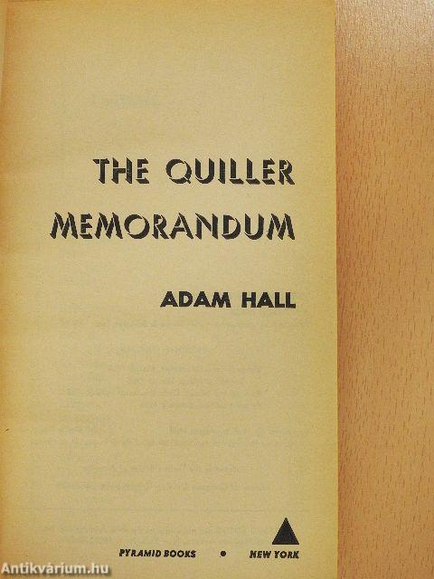 The Quiller Memorandum