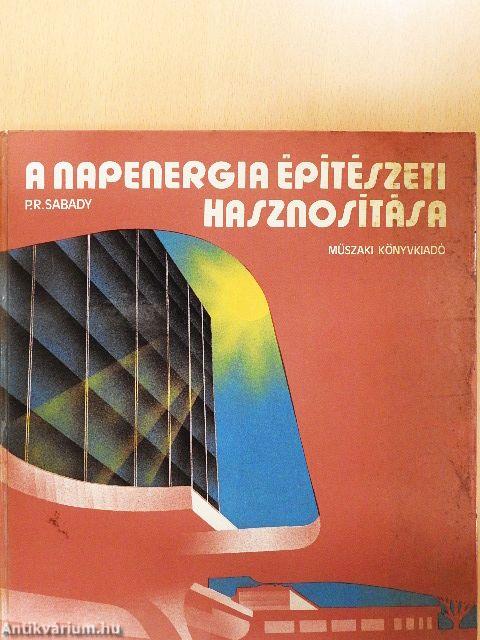 A napenergia építészeti hasznosítása