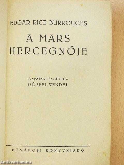 A Mars hercegnője