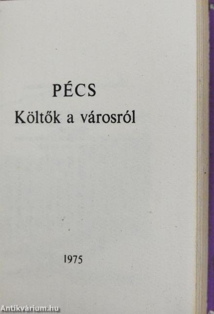 Pécs (minikönyv)