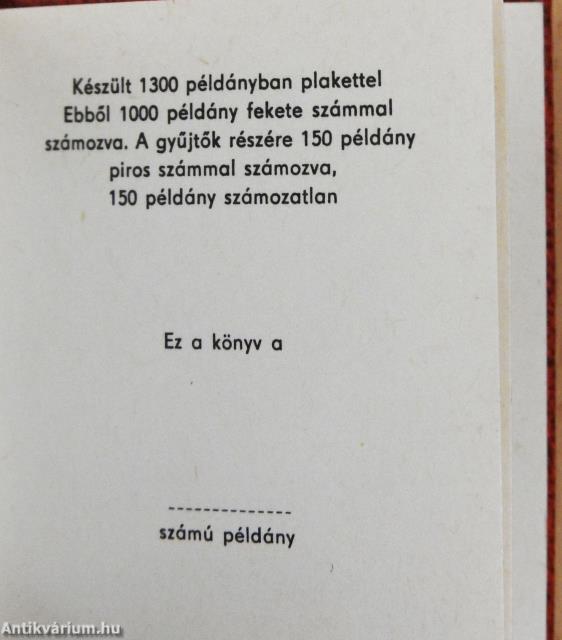 Zgyerka János (minikönyv)
