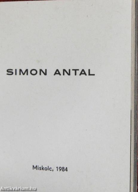 Simon Antal (minikönyv)