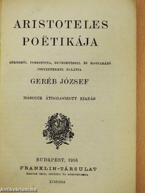 Aristoteles poetikája