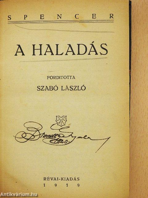 A haladás
