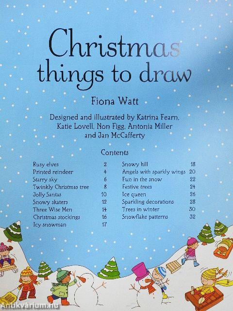 Christmas things to draw