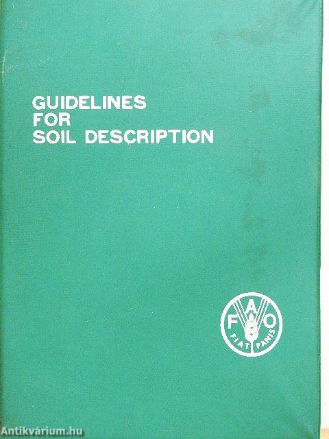 Guidelines for Soil Profile Description
