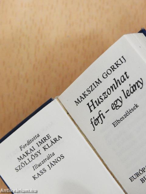 Huszonhat férfi - egy leány (minikönyv)