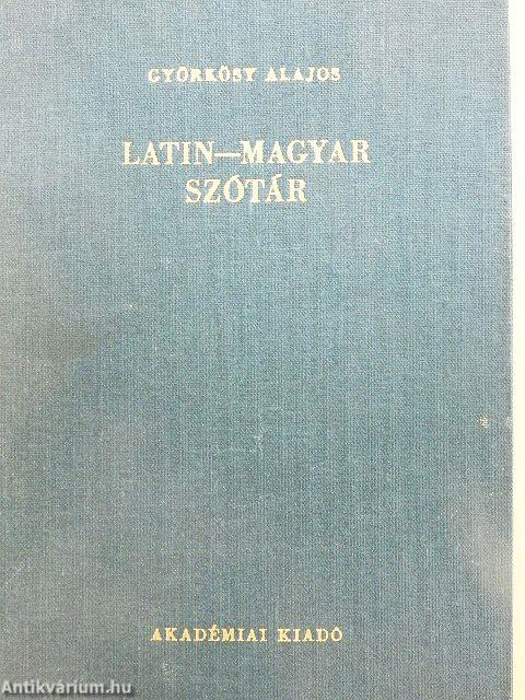 Latin-magyar szótár