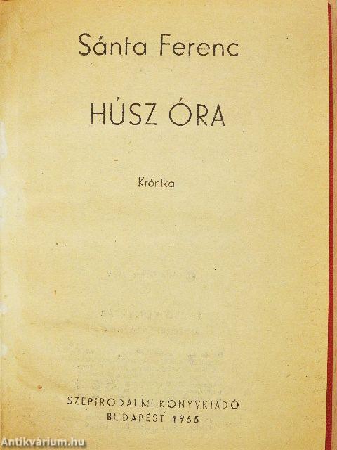 Húsz óra