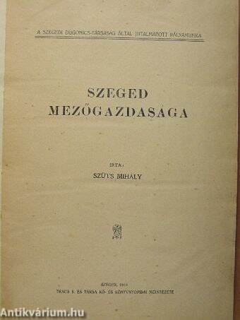 Szeged mezőgazdasága