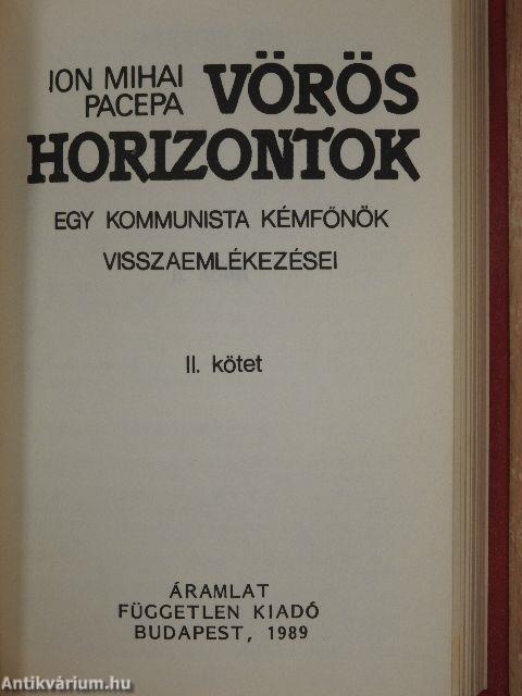 Vörös horizontok I-II.