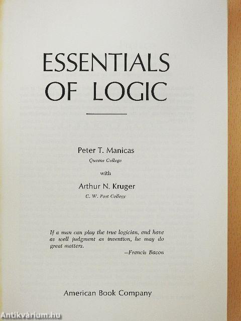 Essentials of Logic