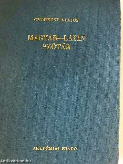 Magyar-latin szótár