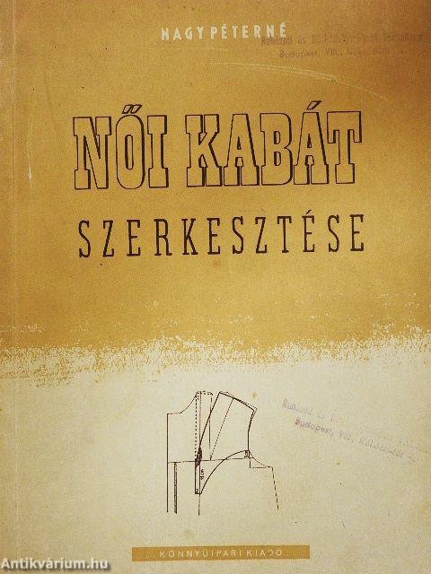 Női kabát szerkesztése