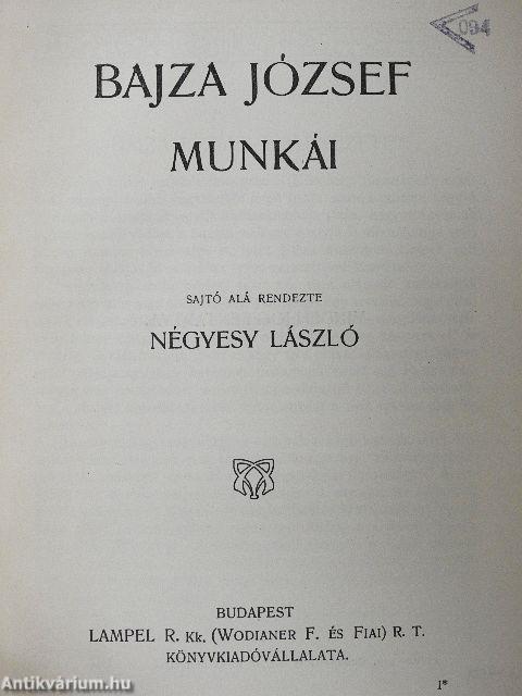 Bajza József munkái