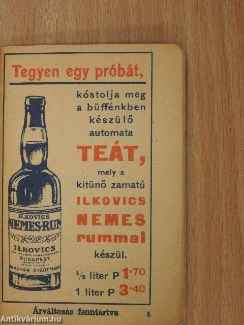 Ilkovics Buffet Étterem 1937