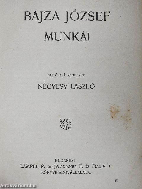 Bajza József munkái